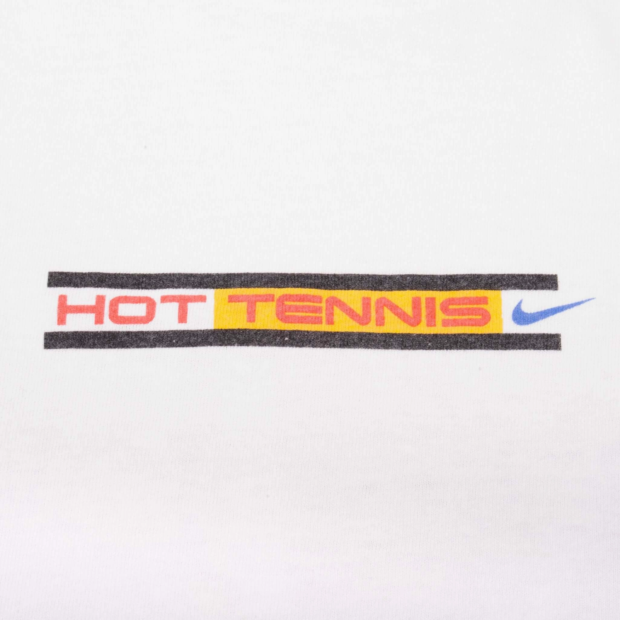 VINTAGE NIKE HOT TENNIS THE LIPTON 1997 TEE SHIRT SIZE SMALL MADE IN USA