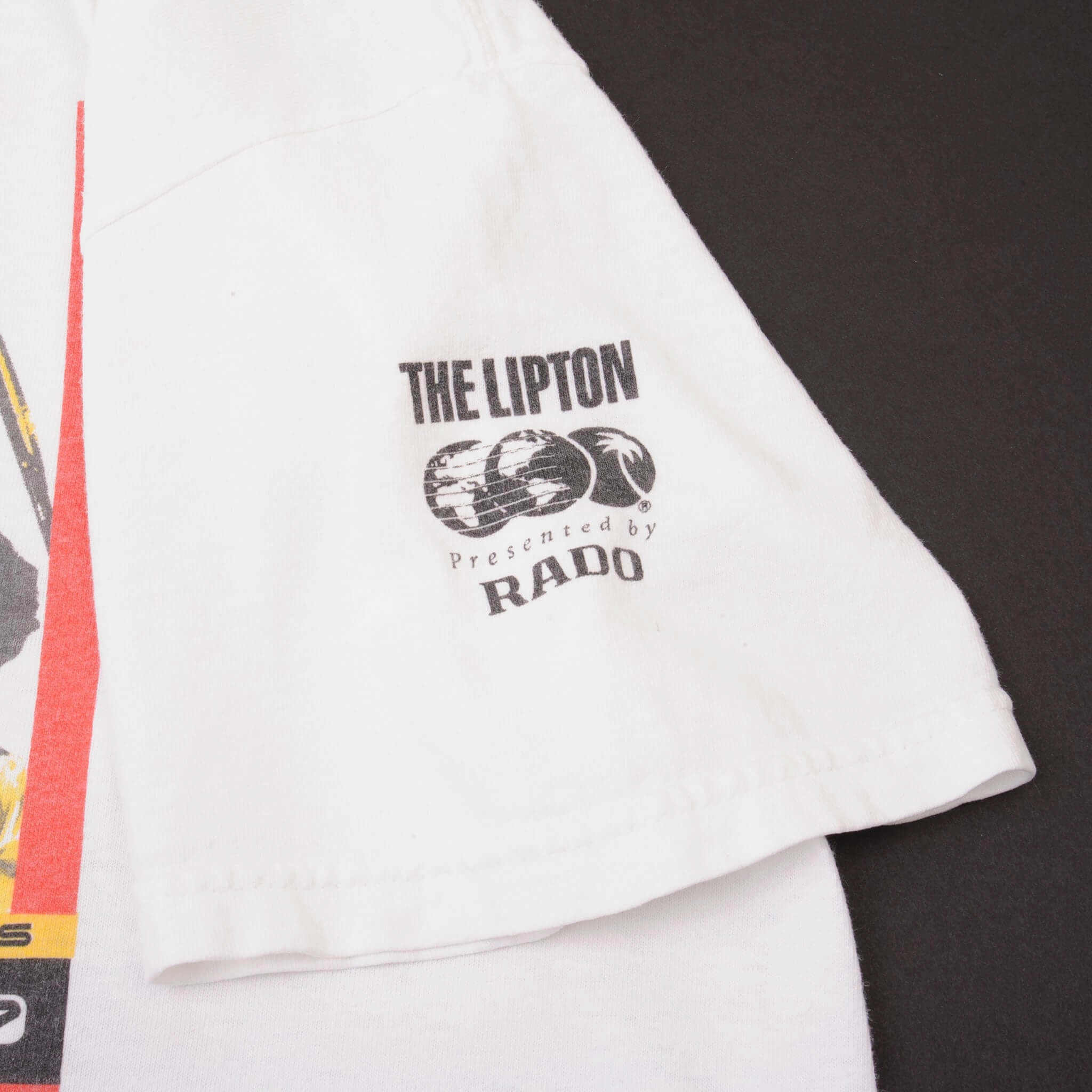VINTAGE NIKE HOT TENNIS THE LIPTON 1997 TEE SHIRT SIZE SMALL MADE IN USA