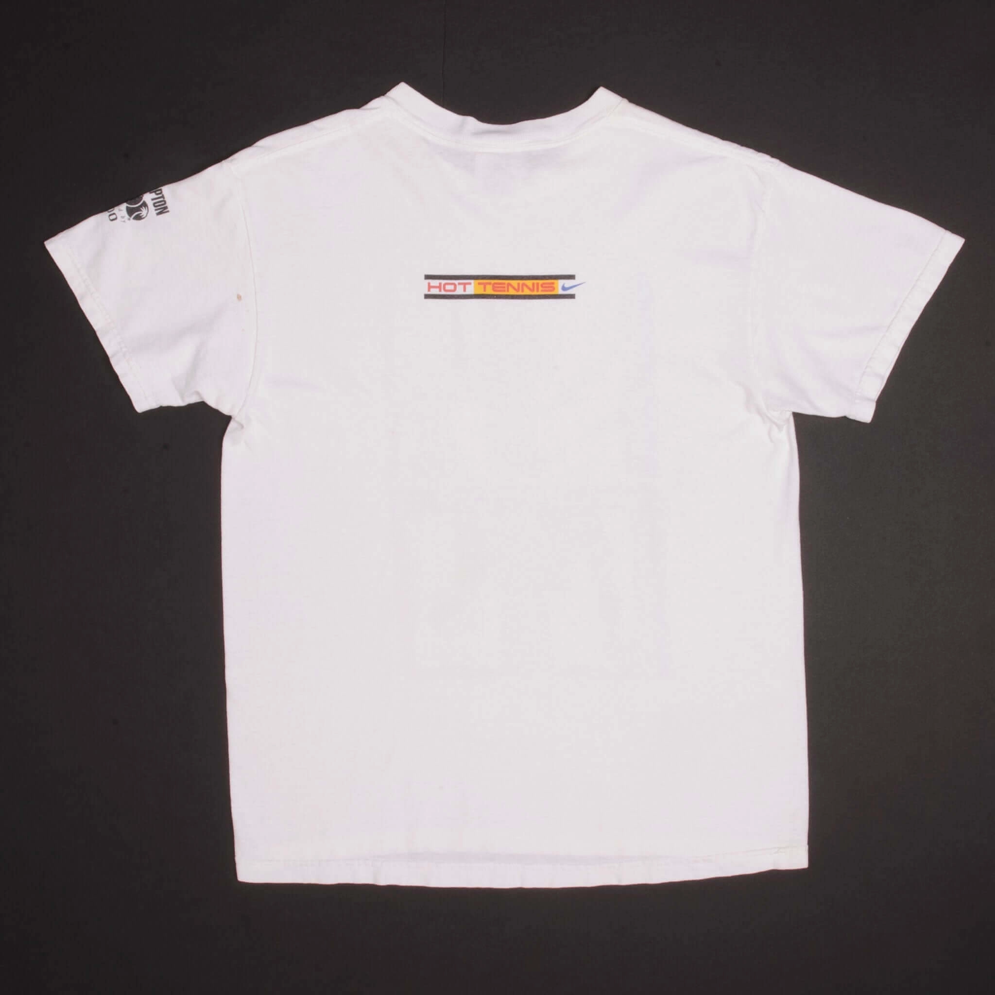 VINTAGE NIKE HOT TENNIS THE LIPTON 1997 TEE SHIRT SIZE SMALL MADE IN USA