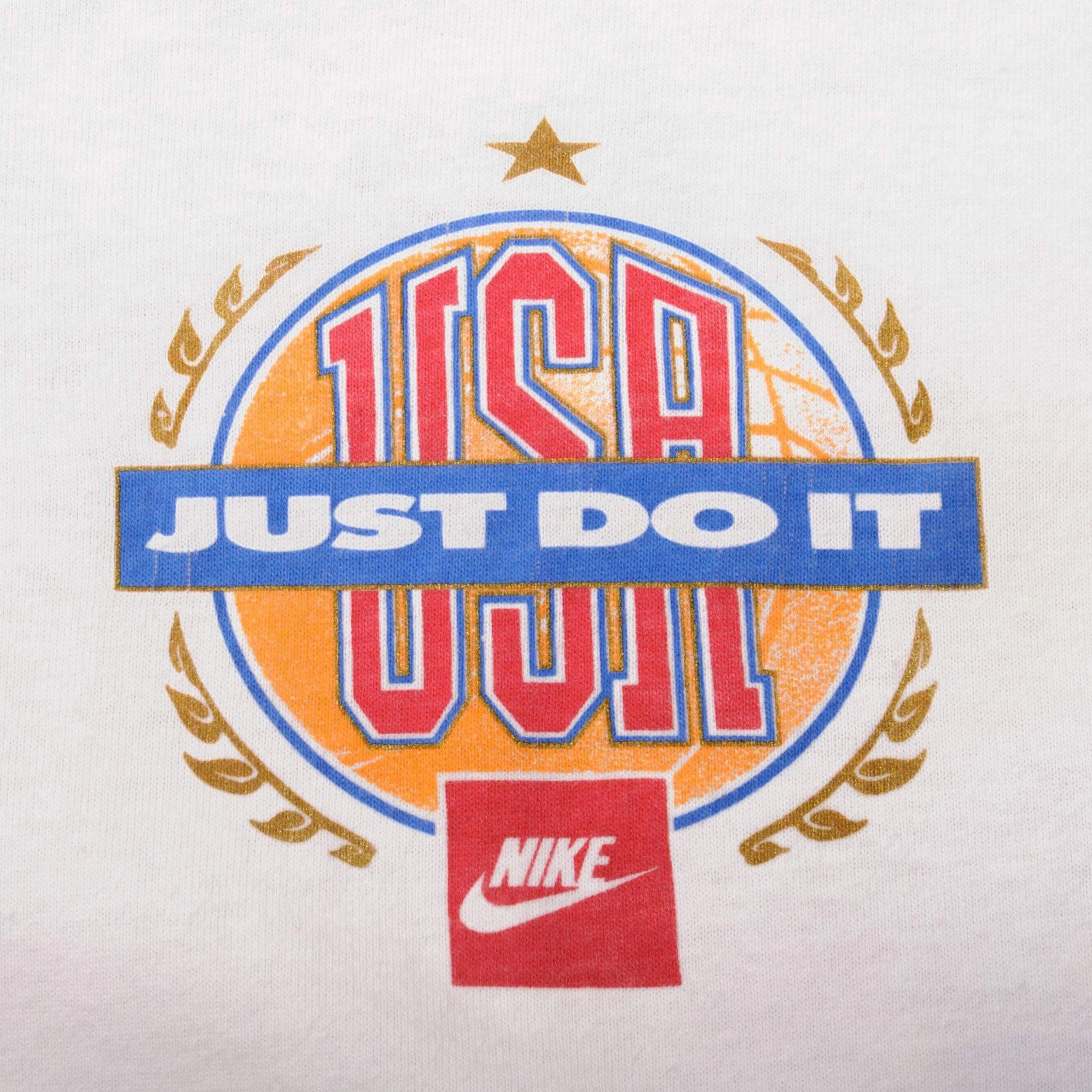 VINTAGE NIKE JUST DO IT MULLIN TEE SHIRT 1987-1994 SIZE MEDIUM MADE IN USA