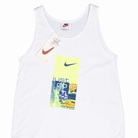 VINTAGE NIKE JUST DO IT TANK TOP TEE SHIRT 1990S SMALL DEADSTOCK
