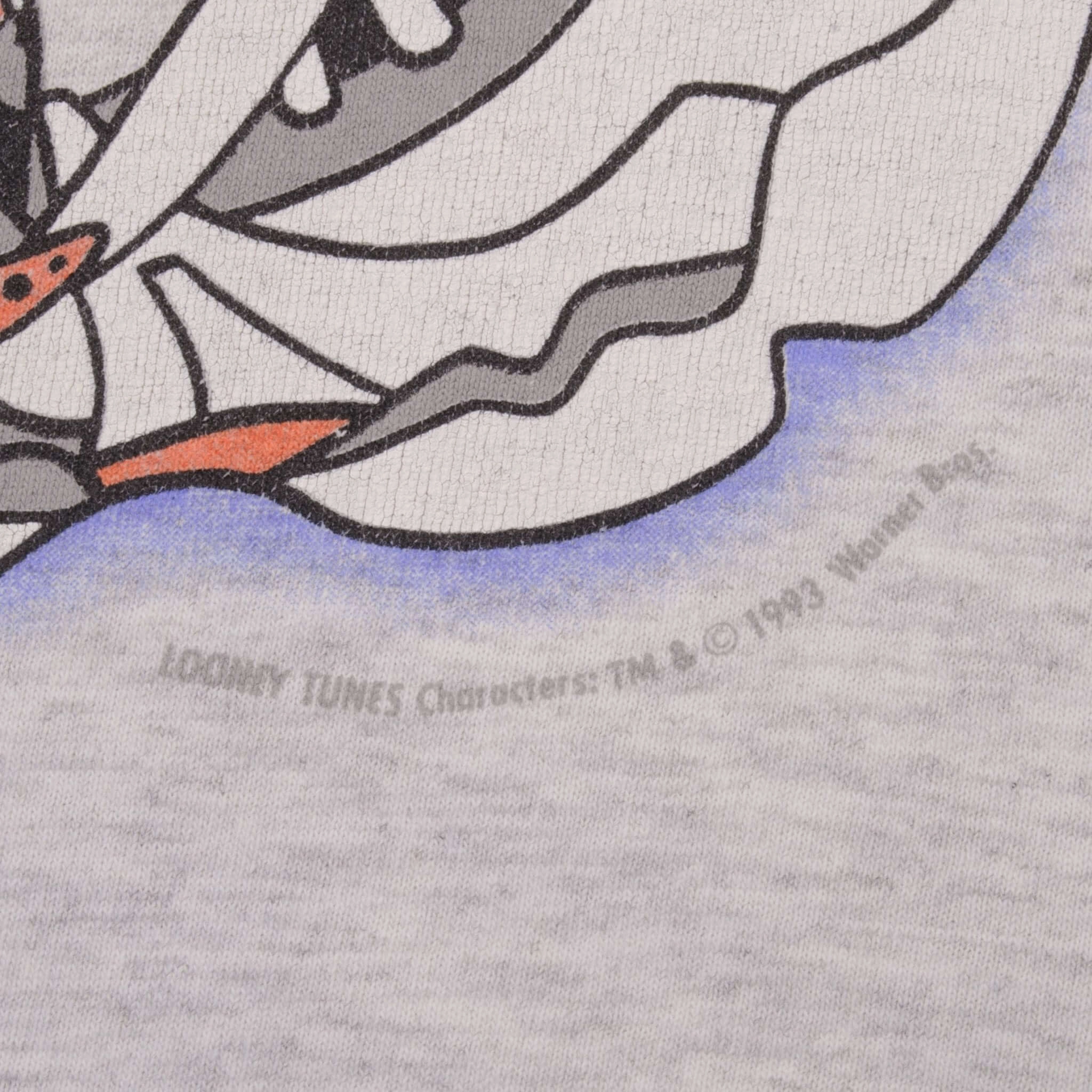 VINTAGE NIKE MARVIN THE MARTIAN LOONEY TUNES TEE SHIRT 1993 LARGE MADE IN USA