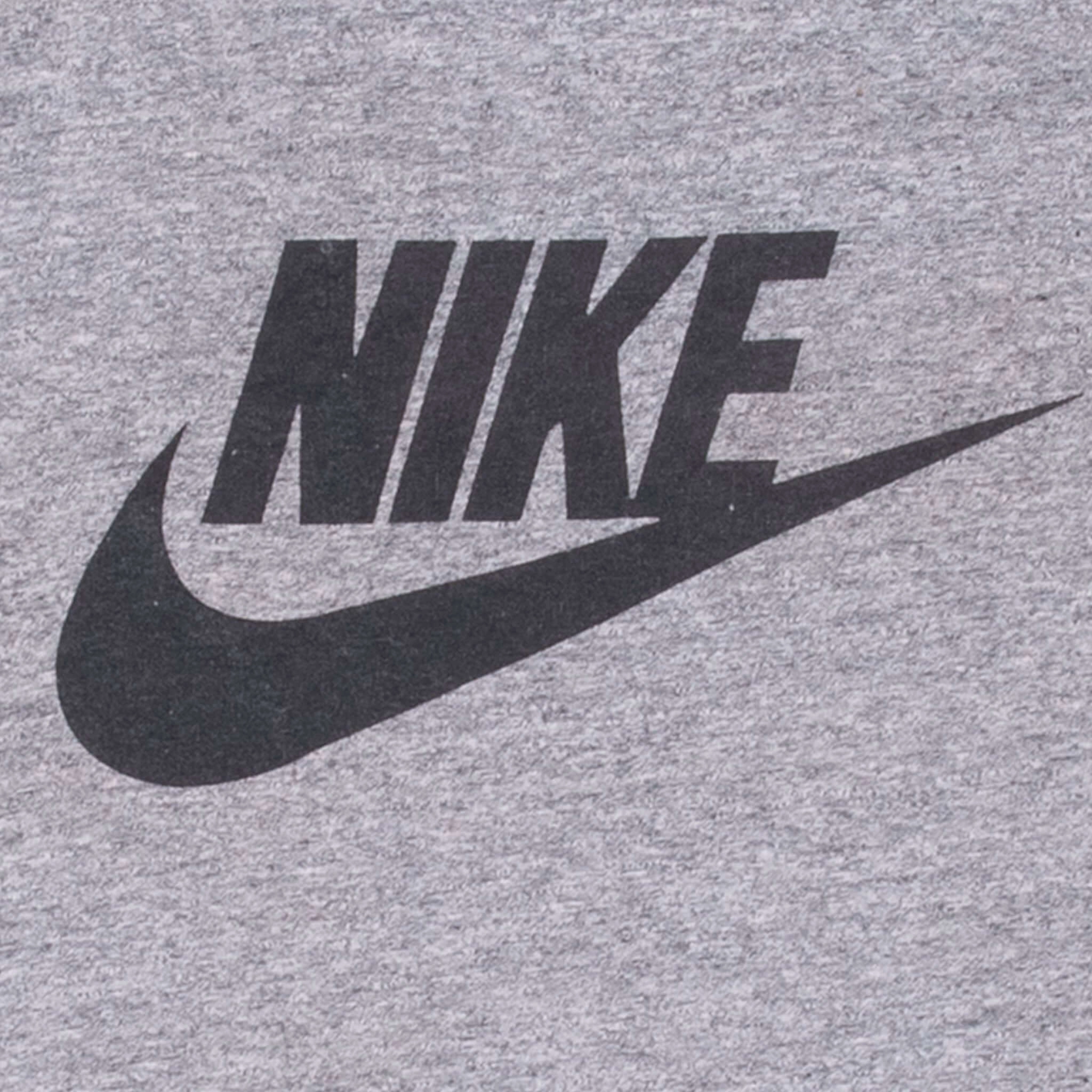 VINTAGE NIKE SWOOSH GREY TEE SHIRT 1980S MEDIUM MADE IN USA