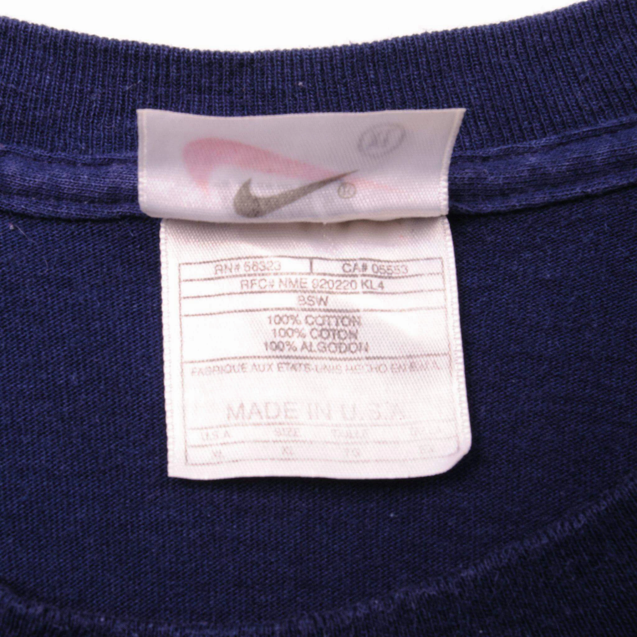 VINTAGE NIKE TEE SHIRT LATE 1990S SIZE XL MADE IN USA