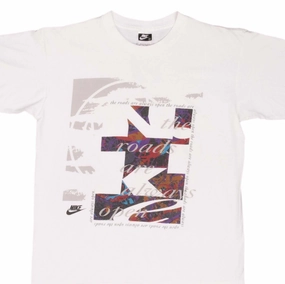 VINTAGE NIKE THE ROADS ARE ALWAYS OPEN TEE SHIRT 1990S SIZE MEDIUM MADE IN USA