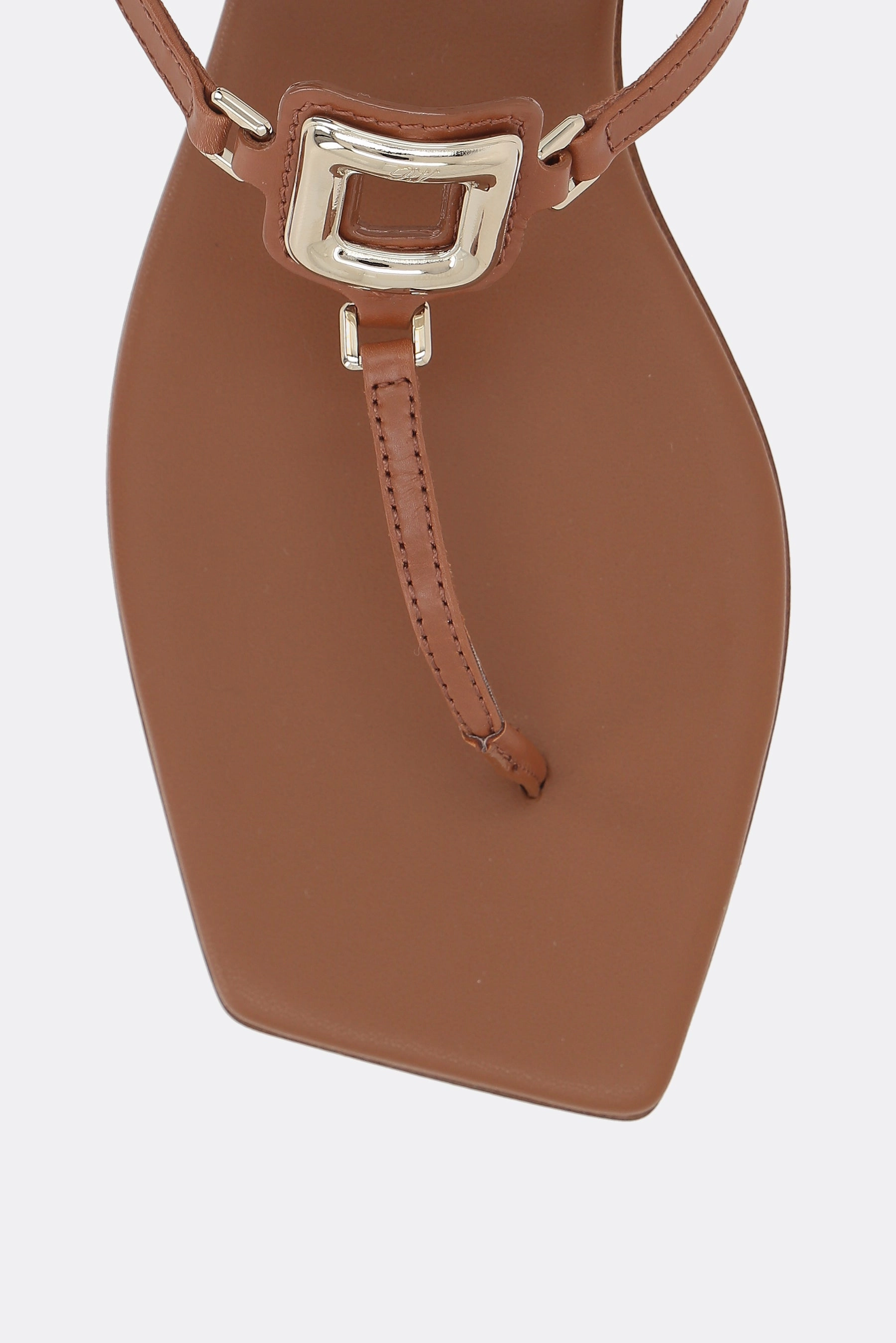 Viv' by the Sea thong sandals in smooth leather