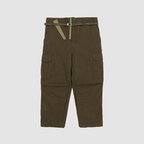 WOOL SERGE CARGO PANTS