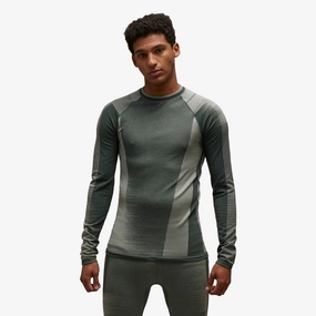 Y-3 | ENGINEERED KNIT LONG SLEEVE BASELAYER TEE  { WONDER SILVER
