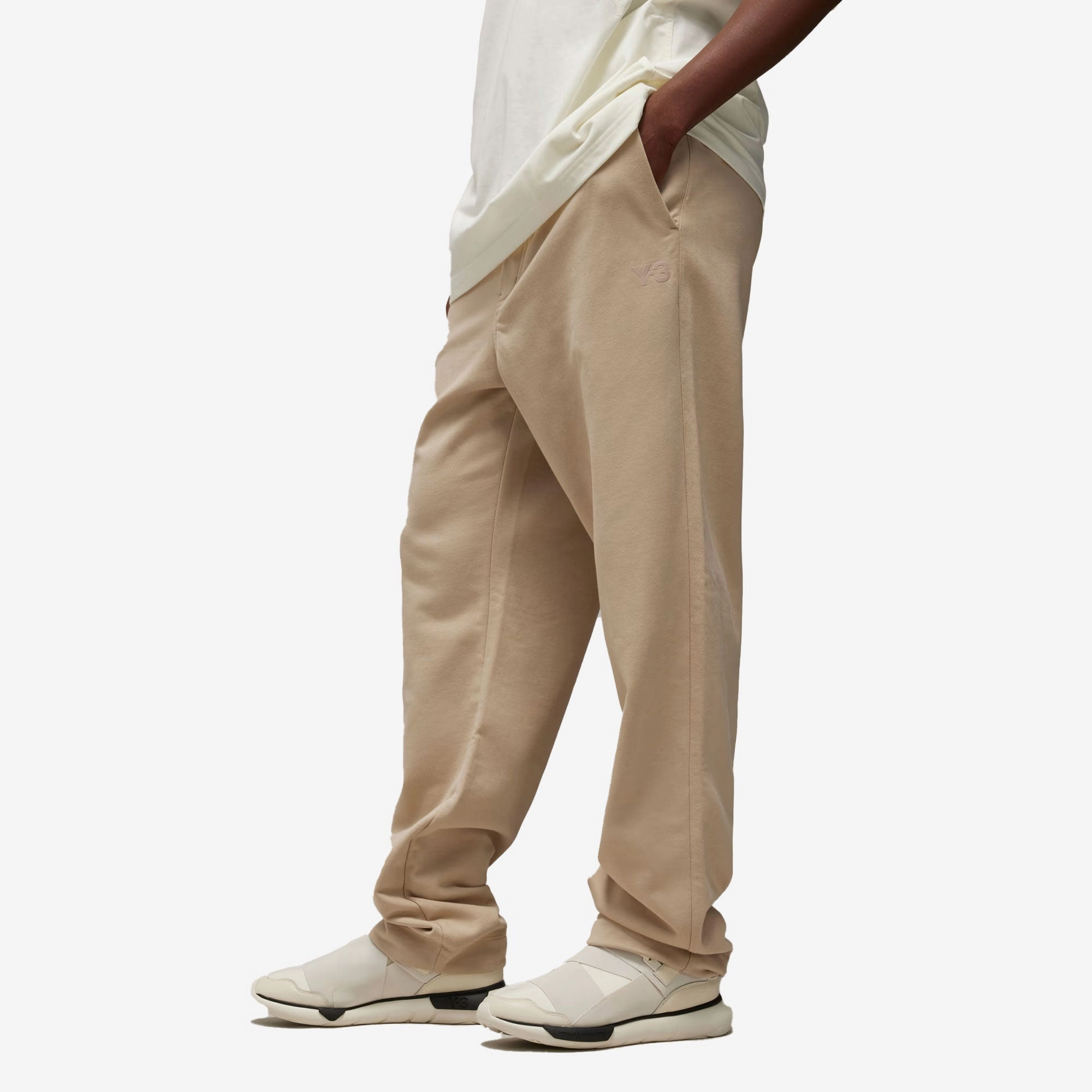 Y-3 | FRENCH TERRY STRAIGHT PANTS { CLAY BROWN