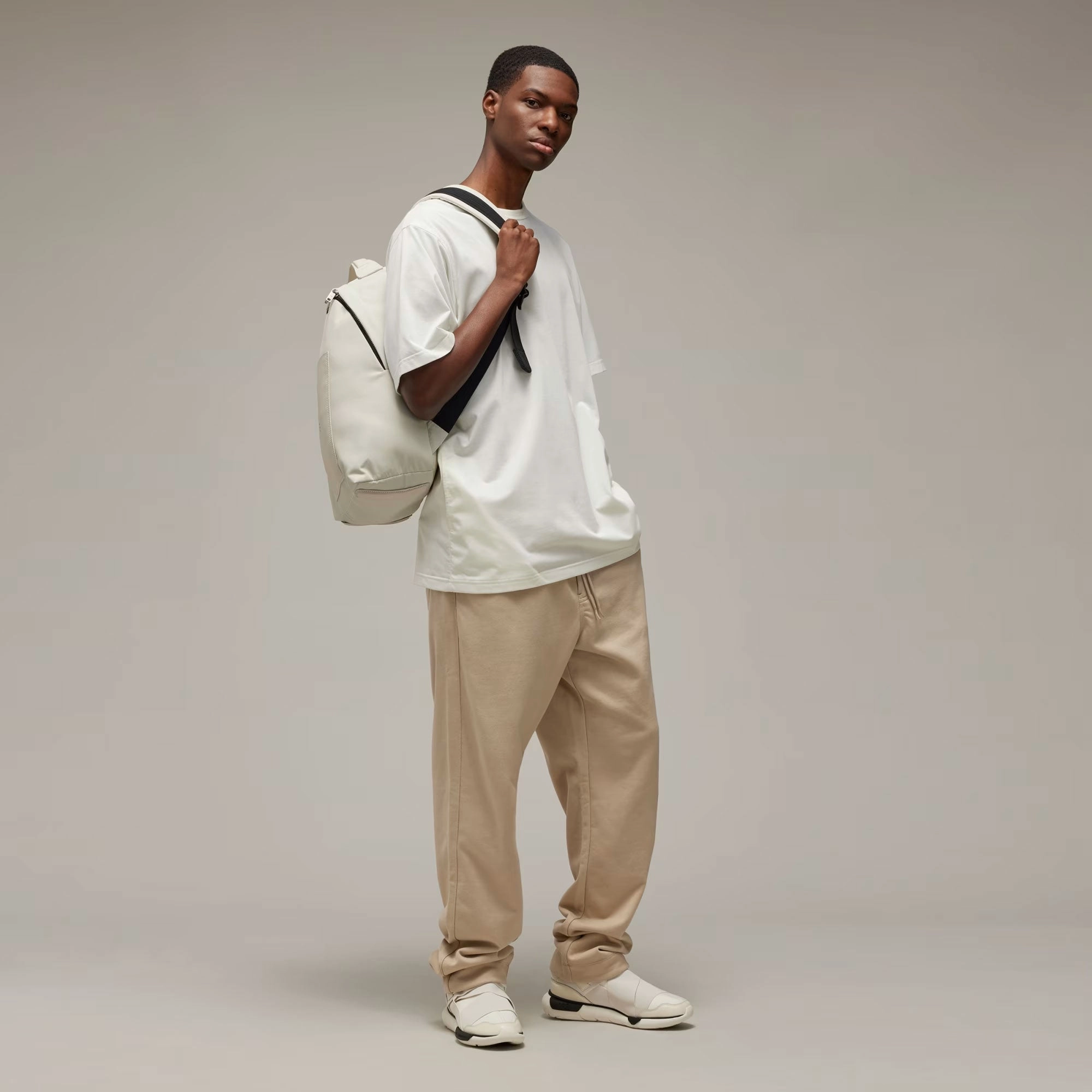 Y-3 | FRENCH TERRY STRAIGHT PANTS { CLAY BROWN