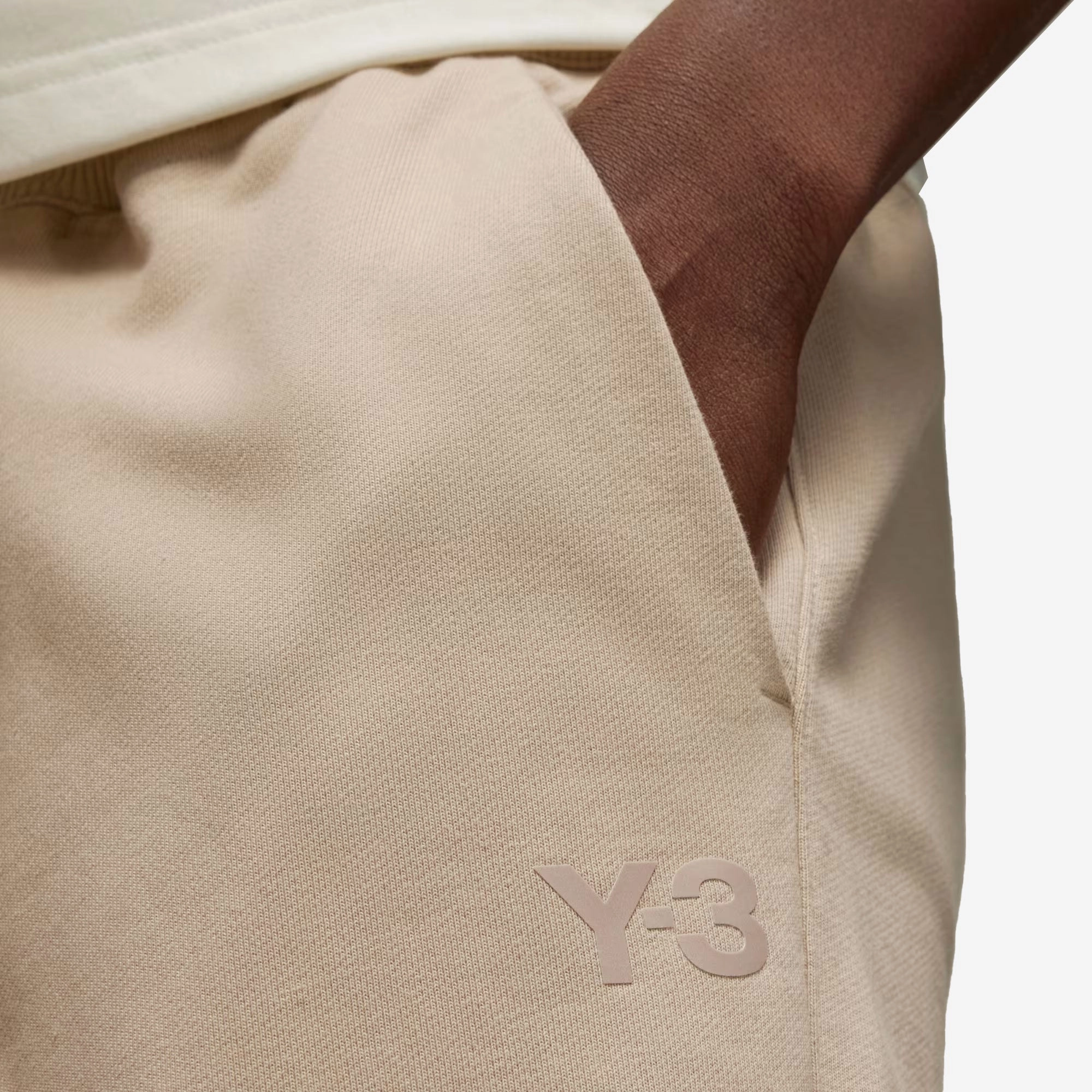 Y-3 | FRENCH TERRY STRAIGHT PANTS { CLAY BROWN